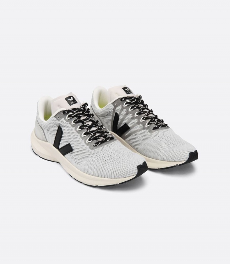 Veja Marlin V-knit Polar Muške Tenisice za Trcanje Sive Crne | OLD4681KD