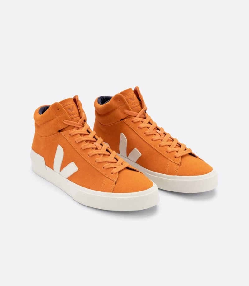 Veja Minotaur Suede Pumpkin Ženske Visoke Tenisice Narančaste | LCH9168NS