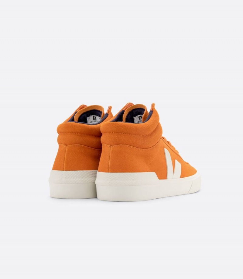 Veja Minotaur Suede Pumpkin Ženske Visoke Tenisice Narančaste | LCH9168NS