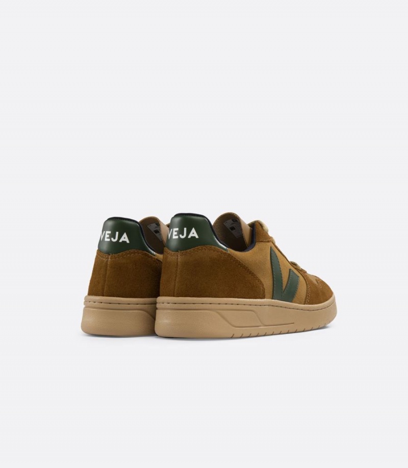 Veja V-10 Suede Ženske Niske Tenisice Smeđe Crne | RRP8126FP