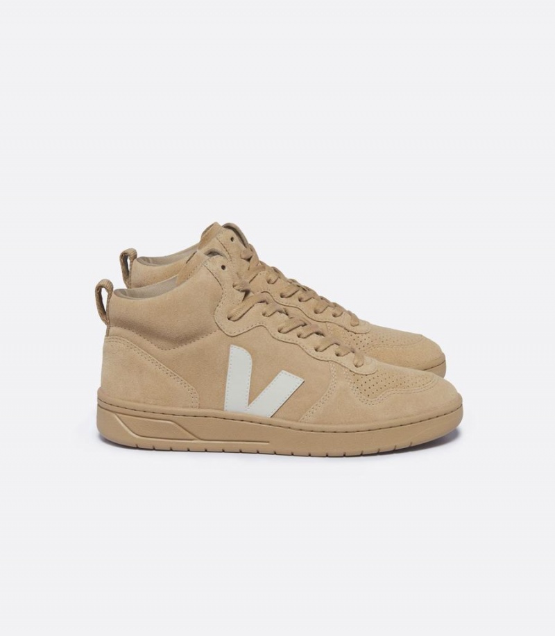 Veja V-15 Suede Muške Visoke Tenisice Smeđe | TDQ8099PJ